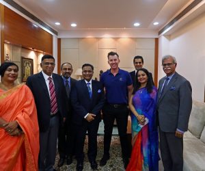 The Cochlear Implant Team & Host Welcome Brett Lee