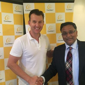 Dr. (Prof) Ameet Kishore With Brett Lee.