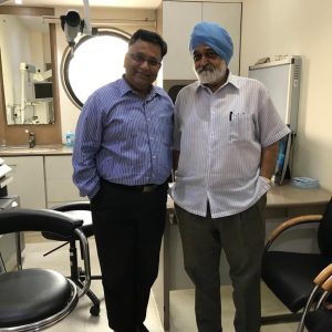 Dr. ameet kishore with ms-ahluwalia